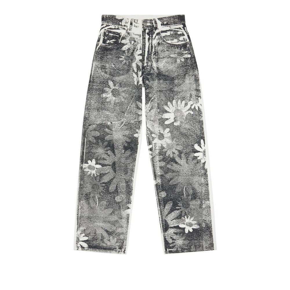 MM6 Maison Margiela Graphic Print Tapered Leg Trousers NWT Size: 29